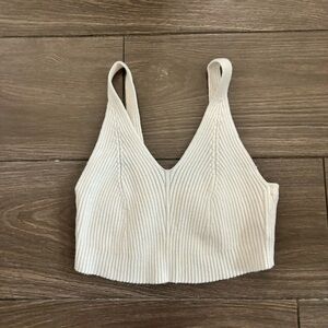 SHEIN knit cropped tank top